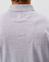 Thatcher Slub Cotton Blend Polo in Bluestone by Johnnie-O