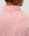 Thatcher Slub Cotton Blend Polo in Slate Rose by Johnnie-O