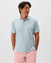 Thatcher Slub Cotton Blend Polo in Tropical by Johnnie-O