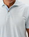 Thatcher Slub Cotton Blend Polo in Zen by Johnnie-O