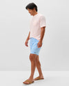 Swingin Half Elastic 7" Surf Shorts in Maliblu by Johnnie-O