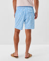 Swingin Half Elastic 7" Surf Shorts in Maliblu by Johnnie-O