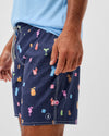 Kanaloa Half Elastic 7" Surf Shorts in Navy by Johnnie-O
