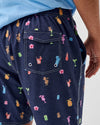 Kanaloa Half Elastic 7" Surf Shorts in Navy by Johnnie-O