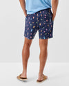 Kanaloa Half Elastic 7" Surf Shorts in Navy by Johnnie-O