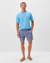 Freesia Half Elastic 7" Surf Shorts in Navy by Johnnie-O
