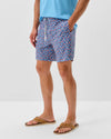 Freesia Half Elastic 7" Surf Shorts in Navy by Johnnie-O