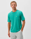 Wave Rider Pocket T-Shirt in Seaglass by Johnnie-O