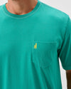 Wave Rider Pocket T-Shirt in Seaglass by Johnnie-O