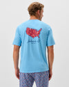 Brews N Views Pocket T-Shirt in Maliblu by Johnnie-O