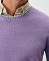 Hatcher Cotton Blend Crewneck Sweater in Galaxy by Johnnie-O