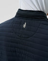 Crosswind Quilted Performance Vest in Black by Johnnie-O