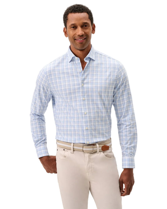 Everyday Performance Button Down Shirt Rafael in Wake by Johnnie-O