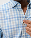 Everyday Performance Button Down Shirt - Cay Exploded Gingham in Maliblu by Johnnie-O