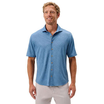 Breck Hangin' Out Button-Up Shirt in Sound Side by Johnnie-O