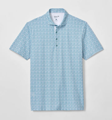 Peelin Good Performance Mesh Polo in Tropical by Johnnie-O