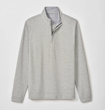 Pircio 1/4 Zip Pullover in Seal by Johnnie-O