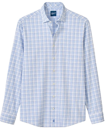 Everyday Performance Button Down Shirt Rafael in Wake by Johnnie-O