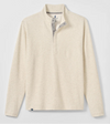 Ransel Hidden Snap Pullover in Cream by Johnnie-O