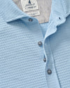 Surfsucker Short Sleeve Hangin' Out Knit Button Down Shirt in Big Sky by Johnnie-O