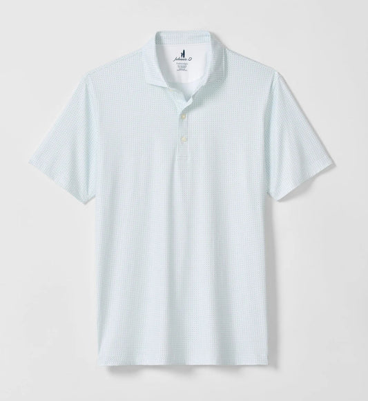 Tee Party Featherweight Performance Polo in White by Johnnie-O