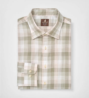 Umstead Top Shelf Button Down Shirt in Sage by Johnnie-O
