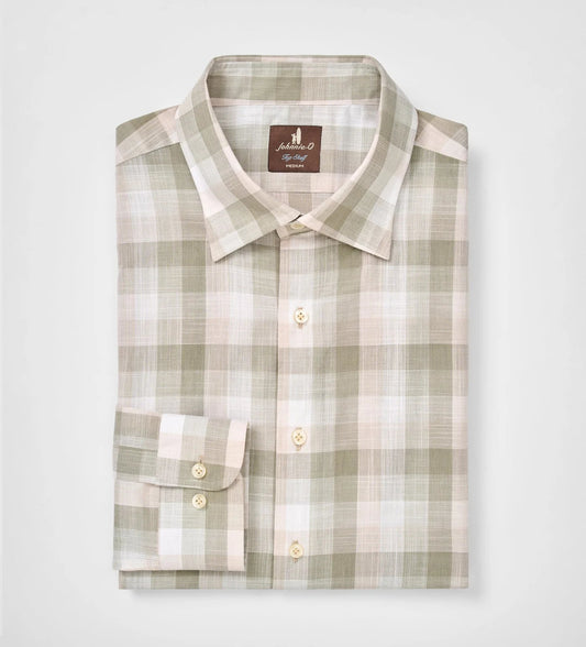 Umstead Top Shelf Button Down Shirt in Sage by Johnnie-O