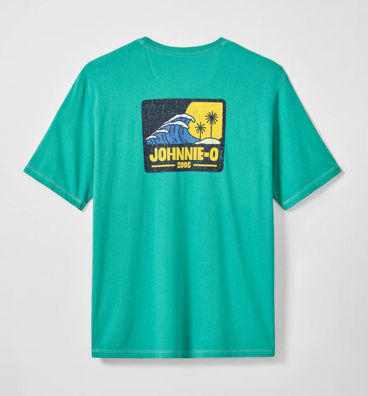 Wave Rider Pocket T-Shirt in Seaglass by Johnnie-O