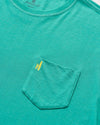 Wave Rider Pocket T-Shirt in Seaglass by Johnnie-O