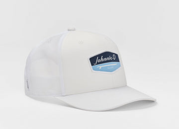 Willie Trucker Hat in White by Johnnie-O