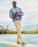 Sea Coast Corduroy 5-Pocket Pants in Stone Khaki by Tommy Bahama