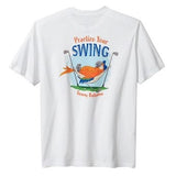 Practice Your Swing Graphic T-Shirt in White by Tommy Bahama