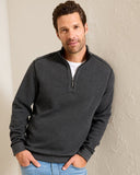 Flip Coast Reversible Half-Zip Sweatshirt in Black by Tommy Bahama