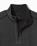 Flip Coast Reversible Half-Zip Sweatshirt in Black by Tommy Bahama