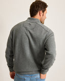 Flip Coast Reversible Snap Mock Sweatshirt in Ash Grey Heather by Tommy Bahama