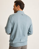 Flip Coast Reversible Snap Mock Sweatshirt in Dark Twilight Blue Heather by Tommy Bahama