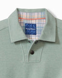 Las Arias Sweatshirt Polo in Azure Water Heather by Tommy Bahama