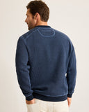 Flip Coast Reversible Abaco Sweatshirt in Blue Note Heather by Tommy Bahama