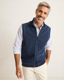 Flip Coast Reversible Vest in Blue Note Heather by Tommy Bahama