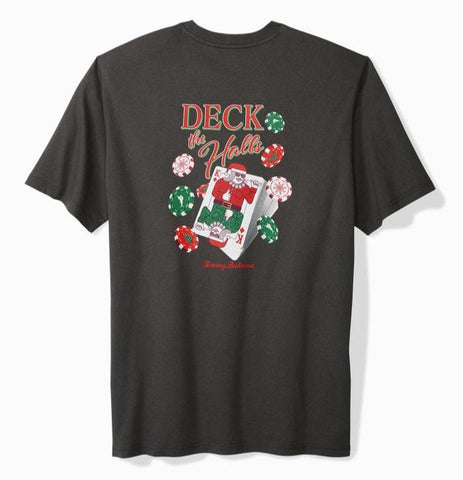 Deck the Halls Graphic T-Shirt in Coal by Tommy Bahama