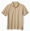 Emfielder Johnny Collar IslandZone® Polo in Stone Khaki Heather by Tommy Bahama