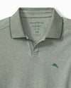 Emfielder Johnny Collar IslandZone® Polo in Dark Spa Heather by Tommy Bahama