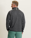 Palm Pro Half-Zip IslandZone Sweatshirt in Black by Tommy Bahama
