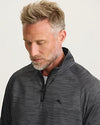 Palm Pro Half-Zip IslandZone Sweatshirt in Black by Tommy Bahama