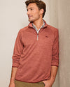 Palm Pro Half-Zip IslandZone Sweatshirt in Dark Terra Cotta by Tommy Bahama