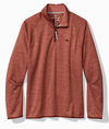 Palm Pro Half-Zip IslandZone Sweatshirt in Dark Terra Cotta by Tommy Bahama