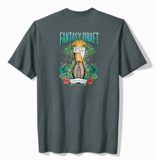 Fantasy Draft Graphic T-Shirt in Turbulence by Tommy Bahama