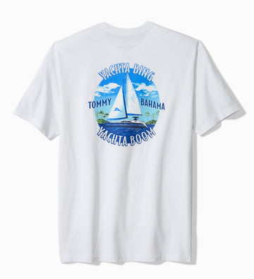 Yachta Bing Yachta Boom Graphic T-Shirt in White by Tommy Bahama
