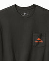 Smoked Brisket Graphic Pocket T-Shirt in Coal by Tommy Bahama