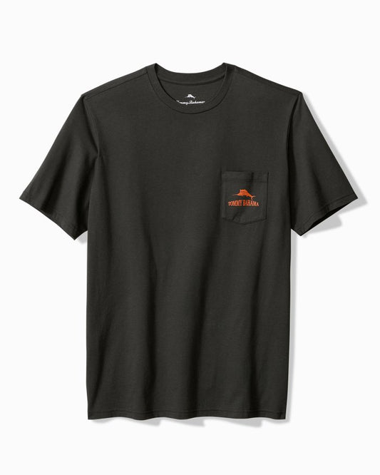 Smoked Brisket Graphic Pocket T-Shirt in Coal by Tommy Bahama